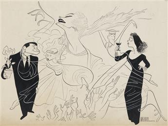 AL HIRSCHFELD. (THEATER / BROADWAY) Great to Be Alive!